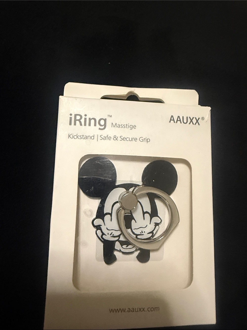 iRing Phone Ring Holder Kickstand - Black & White